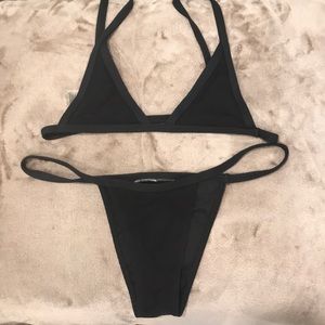 MINIMALE ANIMALE BIKINI SET IN LAVA